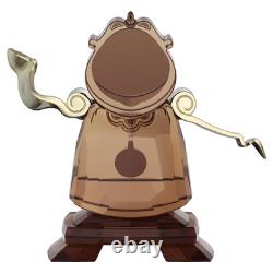 Swarovski Crystal Disney Beauty And The Beast Cogsworth Figurine 5714739