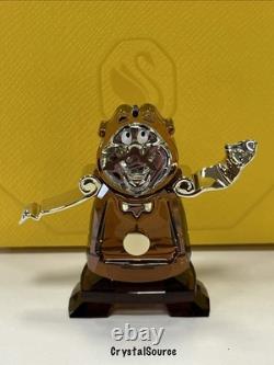 Swarovski Crystal Disney Beauty And The Beast Cogsworth Figurine 5714739