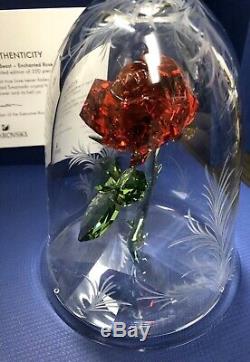 Swarovski Disney Beauty and the Beast Enchanted Rose Limited Edition crystal