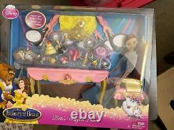 This Is A 2009 Rare Beauty And The Beast Bell's Magical Dinner Playset Nib