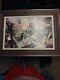 Thomas Kinkade Beauty and the Beast Falling in Love 18x27 S/N Oil on Canvas