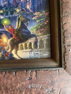 Thomas Kinkade Disney Beauty and The Beast Dancing In The Moonlight 1/195