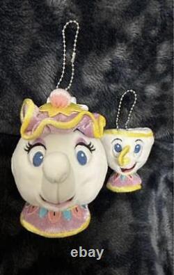 Tokyo Disney Resort Beauty & The Beast Plush Badge Key Holder 15 Set