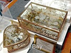 Tokyo Disney Resort Beauty and the Beast Bell Glass Jewelry box Accessory case
