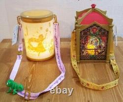 Tokyo Disney Resort Limited Popcorn Bucket Beauty and the Beast & Rapunzel set