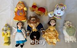 Tokyo Disney Resort limted Beauty and the Beast Plush Toy Keychain Set of 7