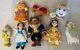 Tokyo Disney Resort limted Beauty and the Beast Plush Toy Keychain Set of 7