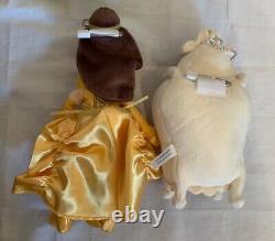 Tokyo Disney Resort limted Beauty and the Beast Plush Toy Keychain Set of 7