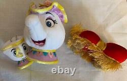 Tokyo Disney Resort limted Beauty and the Beast Plush Toy Keychain Set of 7