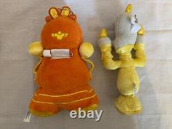 Tokyo Disney Resort limted Beauty and the Beast Plush Toy Keychain Set of 7