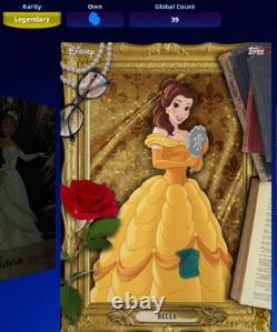 Topps Disney Collect Beastly Beauty LEGENDARY Award Belle