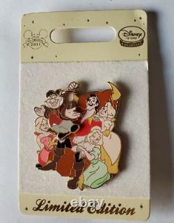 UK Disney Store Europe Beauty & the Beast Gaston Bimbettes & LeFou LE 150 Pin