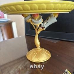 Unused Disney Store Beauty and the Beast Lumiere Cake Stand