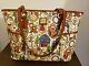 Used Disney Dooney & Bourke Beauty and the Beast Large Shopper Tote Bag