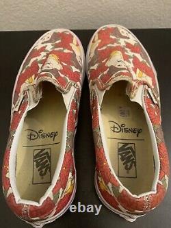 VANS Disney Belle/Beauty And The Beast Rare Slip-On. Mens 7.5 Womens 9