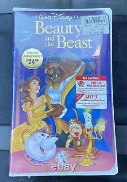 VINTAGE Walt Disney's Classic Beauty And The Beast VHS (NEW SEALED FROM 1992)