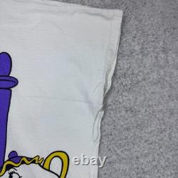 VTG Disney Beauty And The Beast Belle Double Sided Women's Size XL RARE