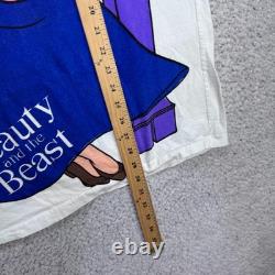 VTG Disney Beauty And The Beast Belle Double Sided Women's Size XL RARE