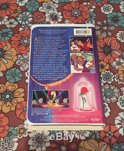 VTG Rare Walt Disney Classic Black Diamond VHS Tape Beauty and the Beast 1992