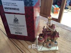 V Rare Disney Tradition beauty/beasts Enchanted Kingdom Hanging Castle Xmas Dec