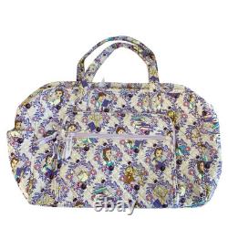 Vera Bradley DISNEY Belle Floral Beauty & Beast Travel Weekender Duffel Bag LARG