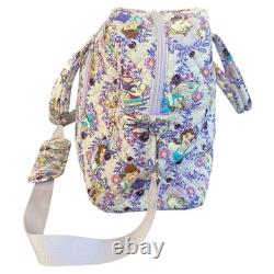 Vera Bradley DISNEY Belle Floral Beauty & Beast Travel Weekender Duffel Bag LARG