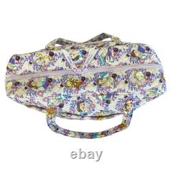 Vera Bradley DISNEY Belle Floral Beauty & Beast Travel Weekender Duffel Bag LARG