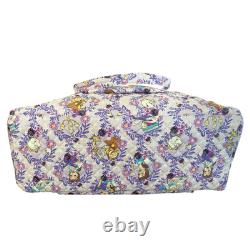 Vera Bradley DISNEY Belle Floral Beauty & Beast Travel Weekender Duffel Bag LARG