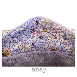 Vera Bradley DISNEY Belle Floral Beauty & Beast Travel Weekender Duffel Bag LARG