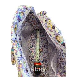 Vera Bradley DISNEY Belle Floral Beauty & Beast Travel Weekender Duffel Bag LARG