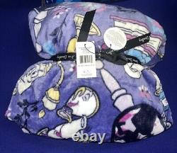 Vera Bradley Disney Beauty and the Beast Belle's Friends Throw Blanket New 2024