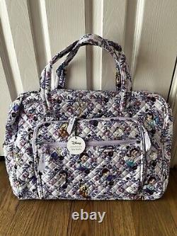 Vera Bradley Disney Belle Floral Beauty & Beast Weekender Duffle Travel Bag NWT