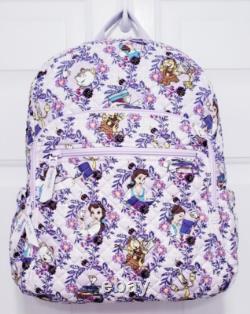 Vera Bradley Disney Belle Floral Beauty and Beast Campus Backpack NWT