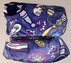 Vera Bradley Disney Belle's Friends Plush Throw Blanket Beauty & Beast 80x50