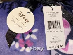 Vera Bradley Disney Belle's Friends Plush Throw Blanket Beauty & Beast 80x50
