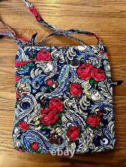 Vera Bradley Disney Triple Zip Hipster Crossbody Bag Bonjour Belle Beauty Beast