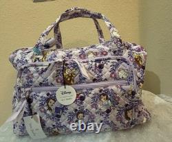 Vera Bradley Weekender Travel Bag Disney Belle Floral Beauty & The Beast