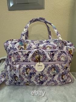 Vera Bradley Weekender Travel Bag Disney Belle Floral Beauty & The Beast