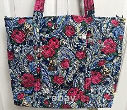 Vera Bradley X Disney Bonjour Beauty & Beast Vera Tote Bag New No Tag PRISTINE