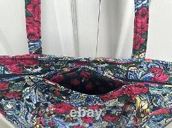 Vera Bradley X Disney Bonjour Beauty & Beast Vera Tote Bag New No Tag PRISTINE
