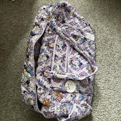 Vera Bradly Disney Weekender Traveler Bag Bella's Floral Beauty & Beast Bag NWT