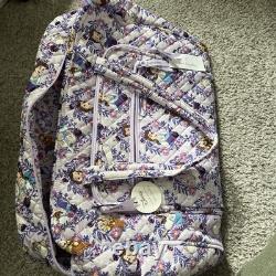 Vera Bradly Disney Weekender Traveler Bag Bella's Floral Beauty & Beast Bag NWT