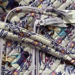 Vera Bradly Disney Weekender Traveler Bag Bella's Floral Beauty & Beast Bag NWT