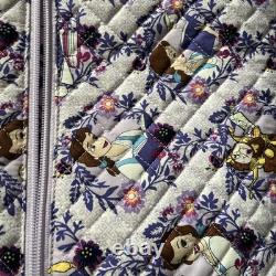 Vera Bradly Disney Weekender Traveler Bag Bella's Floral Beauty & Beast Bag NWT