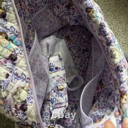 Vera Bradly Disney Weekender Traveler Bag Bella's Floral Beauty & Beast Bag NWT