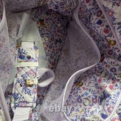 Vera Bradly Disney Weekender Traveler Bag Bella's Floral Beauty & Beast Bag NWT