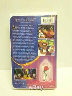 Vhs Movie, Beauty And The Beast (vhs, 1992) Rare Classic Disney Black Diamond, G