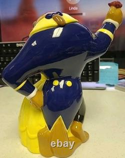 Vintage 1990'S Disney Store Dancing Beauty And The Beast Teapot Figurine Belle