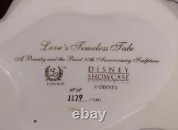 Vintage 1991 10th Anniversary Walt Disney Beauty And The Beast Lenox