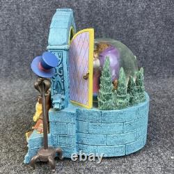 Vintage 1991 Disney Beauty & the Beast Double Sided Musical Snow Globe EUC